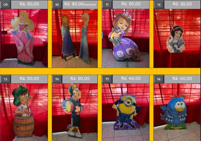 TOTENS DE FESTAS INFANTIS COM DIVERSOS TEMAS!!! MINNIE, MICKEY, FROZEM, HÉROIS.... - Foto 2