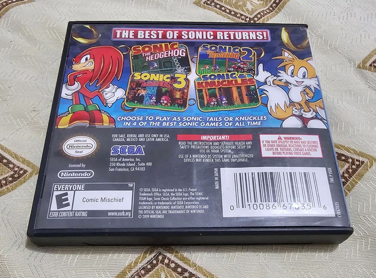 Sonic Classic Collection - Nintendo DS - Foto 3
