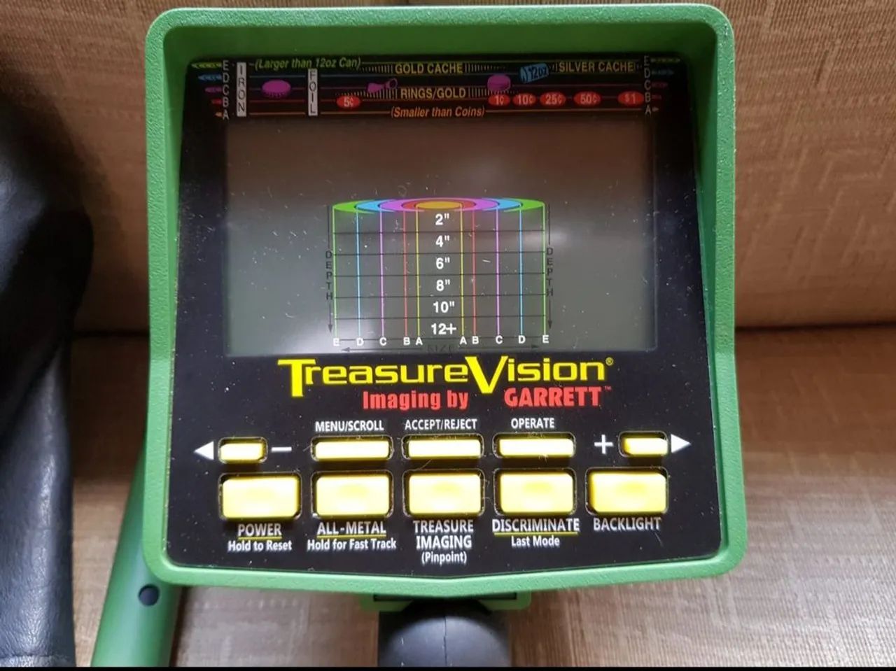 Detector de Metais GARRET GTI 2500 com 2 bobinas e bolsa de transporte - Foto 3
