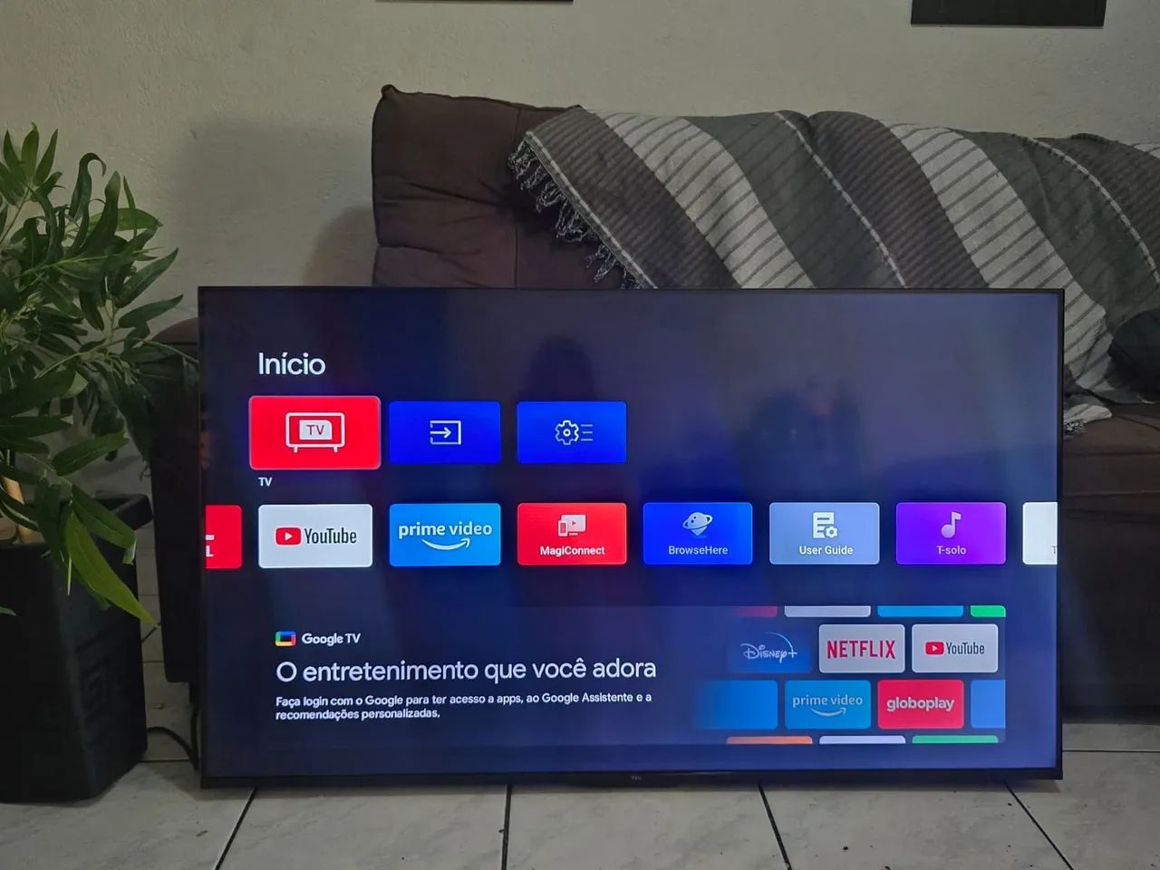 Smart TV 50 4K com Google TV
