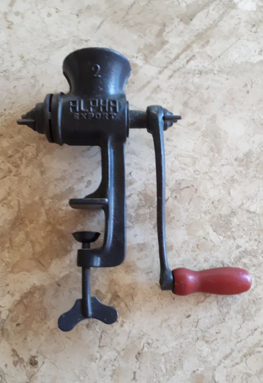 Moedor de Carne Antigo Vintage - Alpha Export Nº 2