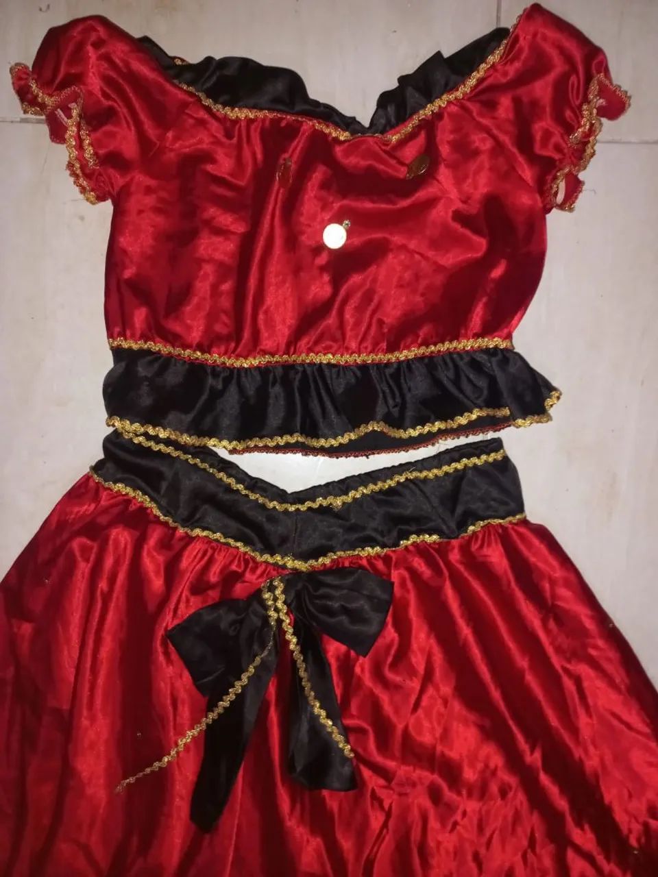 Conjunto Junino - Cigana Infantil  - Foto 2