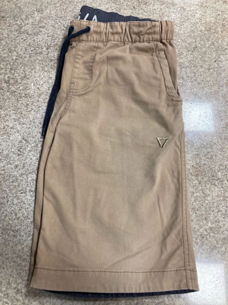 Bermuda Jeans Masculina Bege