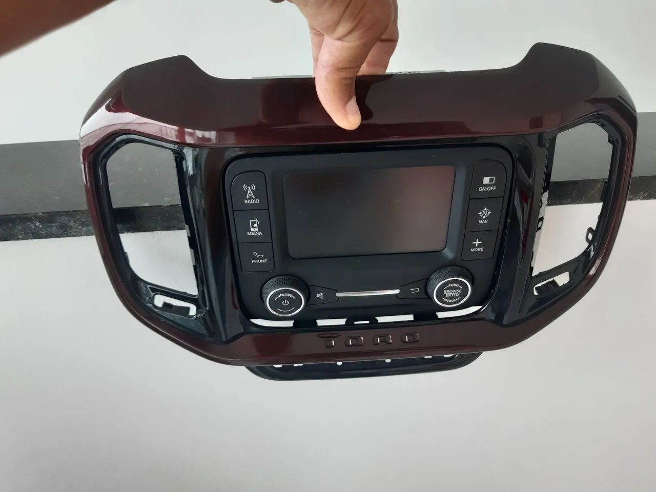 Multimídia da fiat toro nova 