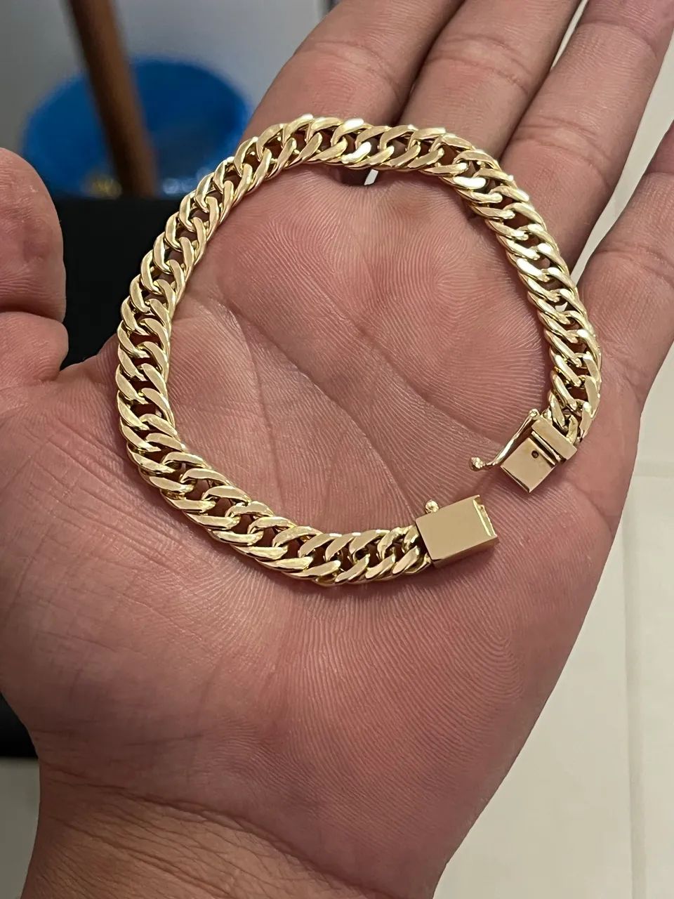Pulseira Grumet Dupla Ouro 18 Nova  - Foto 2