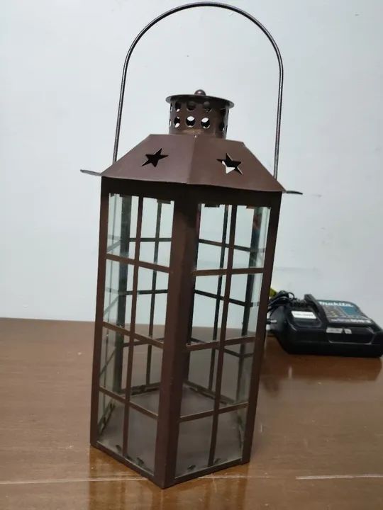 Lanterna Marroquina de Metal - Decoração e Iluminação