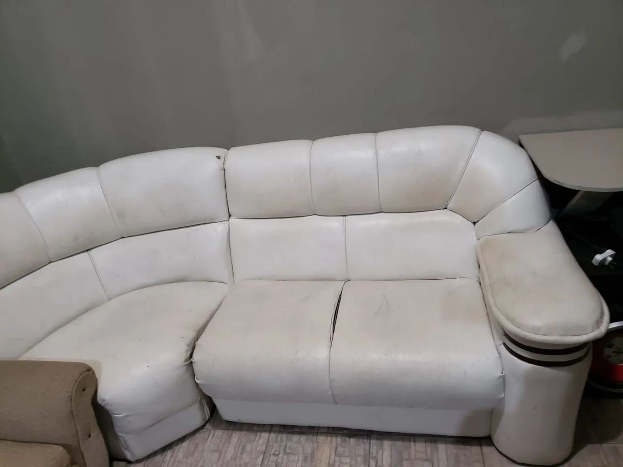 Sofá de canto branco