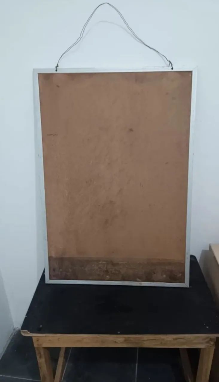 Quadro branco com moldura - Foto 4