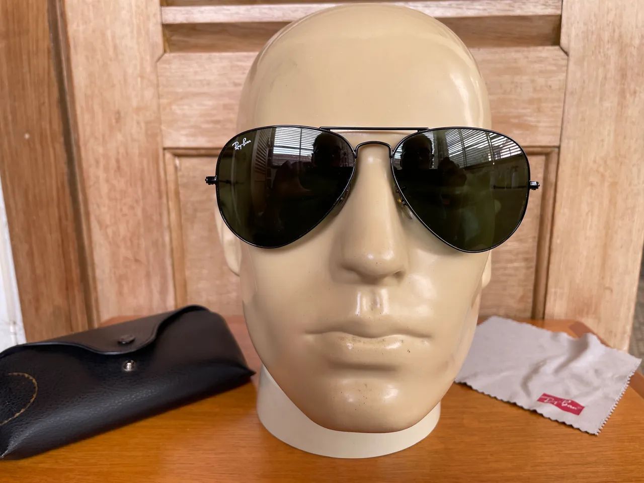 Óculos de sol Ray-Ban Aviator Total Black 3025L