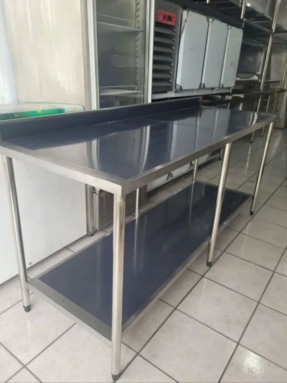 Mesa de Aço Inox para Cozinha Industrial