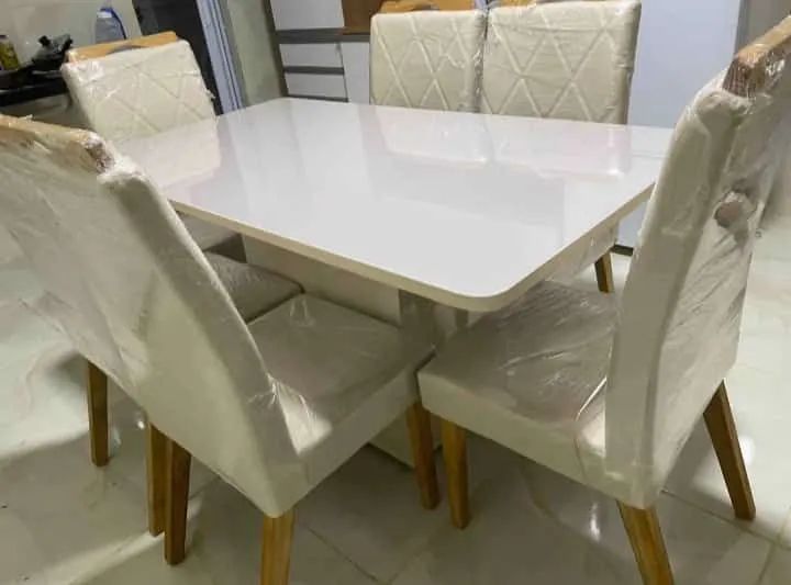 Jogo de Mesa e Cadeiras para Jantar - 4 Lugares - Foto 5