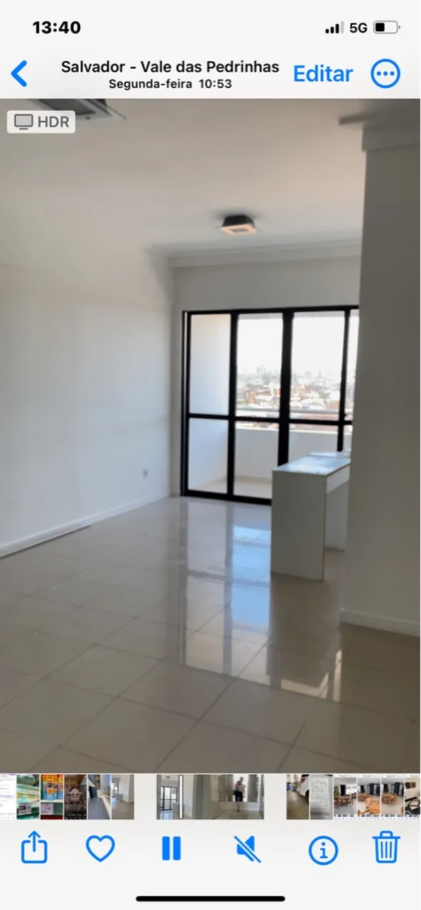 Apartamento 3/4 ventilado garagens varanda Rio Vermelho