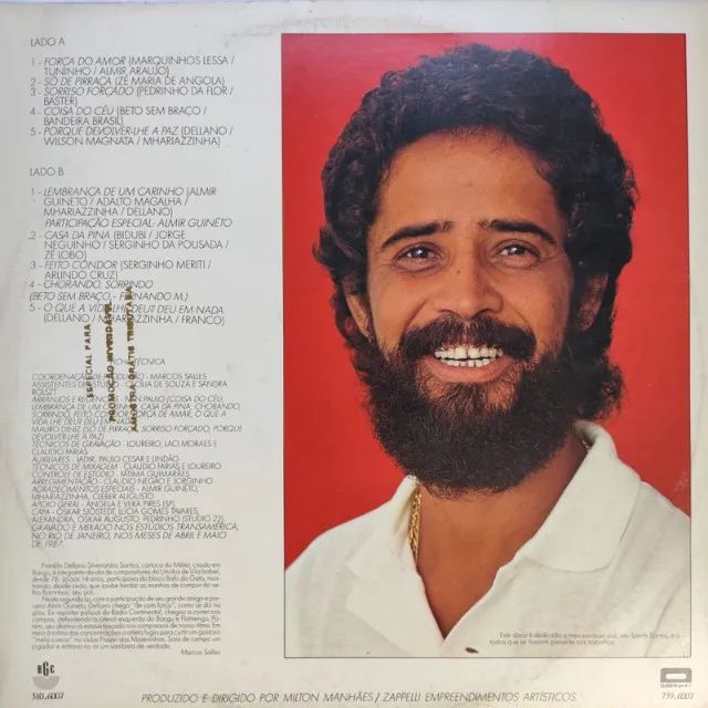 Disco de Vinil LP Dellano - Força do Amor - Foto 2