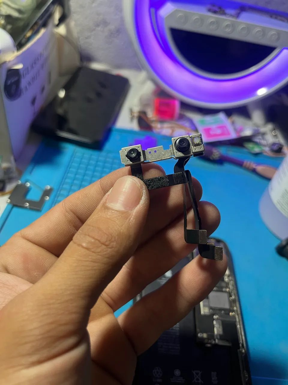 Câmera frontal iPhone 11 Pro Max original retirada!!