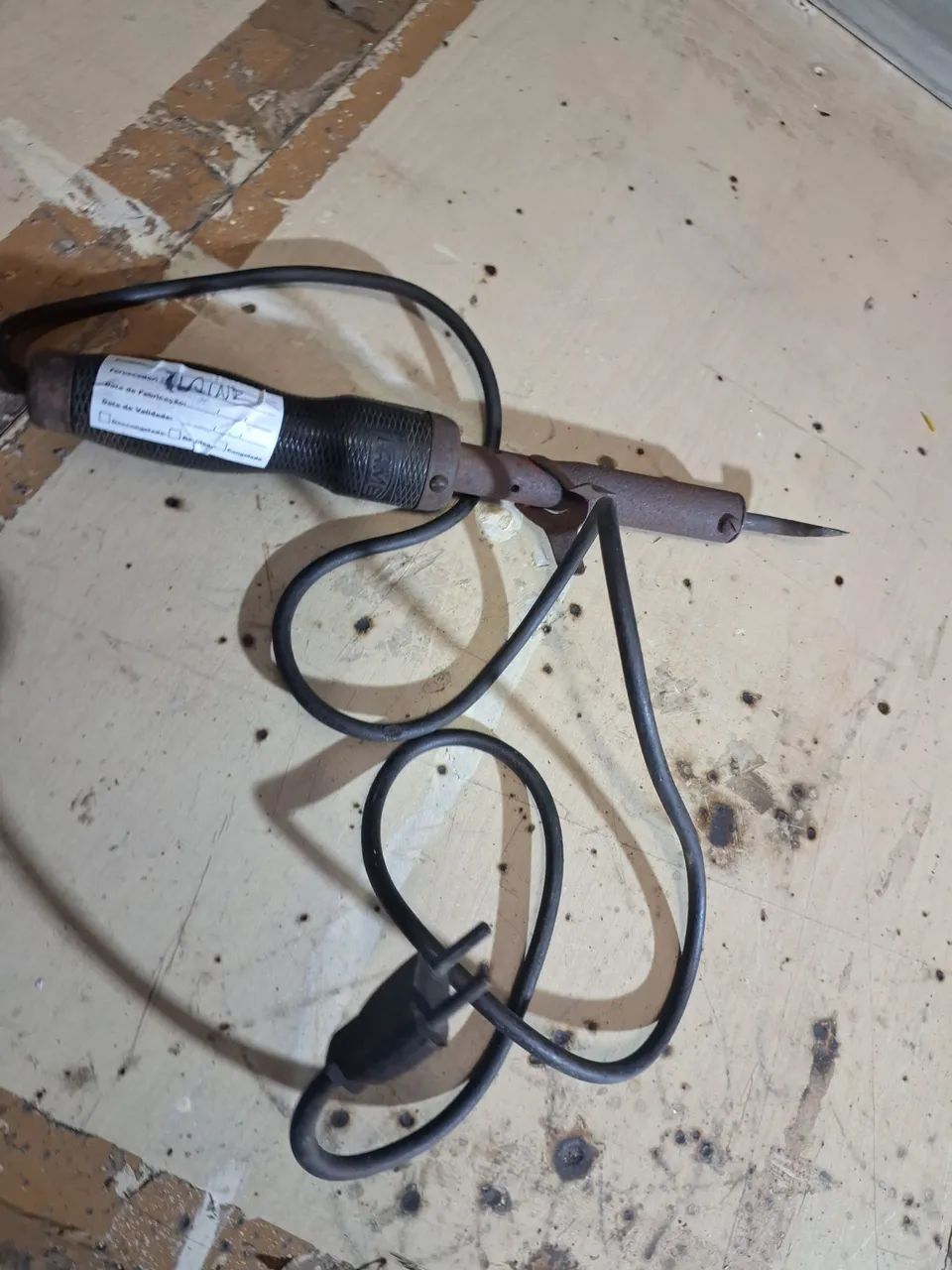 Ferro de Solda Elétrico Industrial antigo. funcionado  - Foto 2