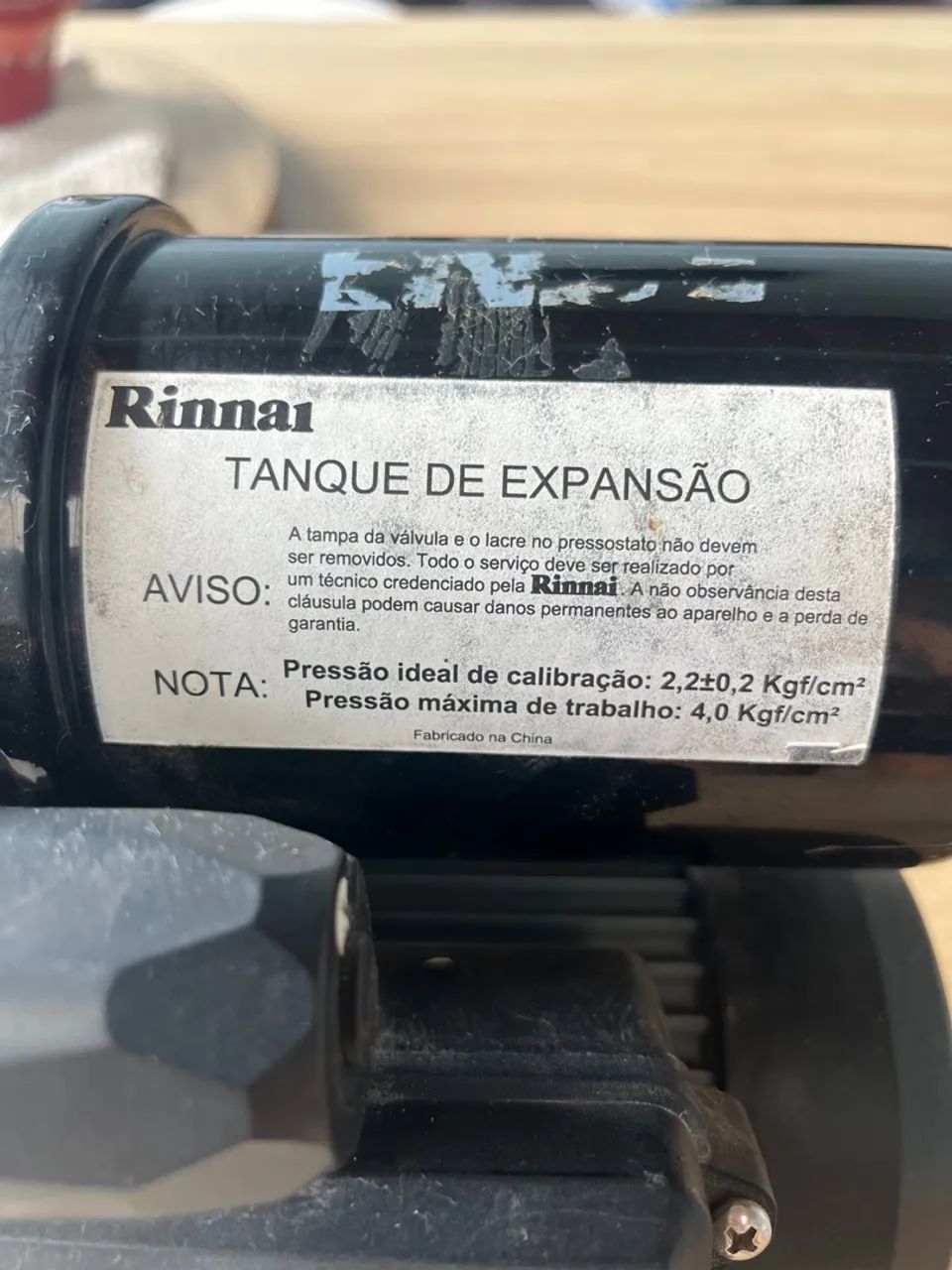 Bomba Pressurizadora - Pulmão com vaso de Expansão Rinnai - RB050 DV 1/2 CV 127/220v