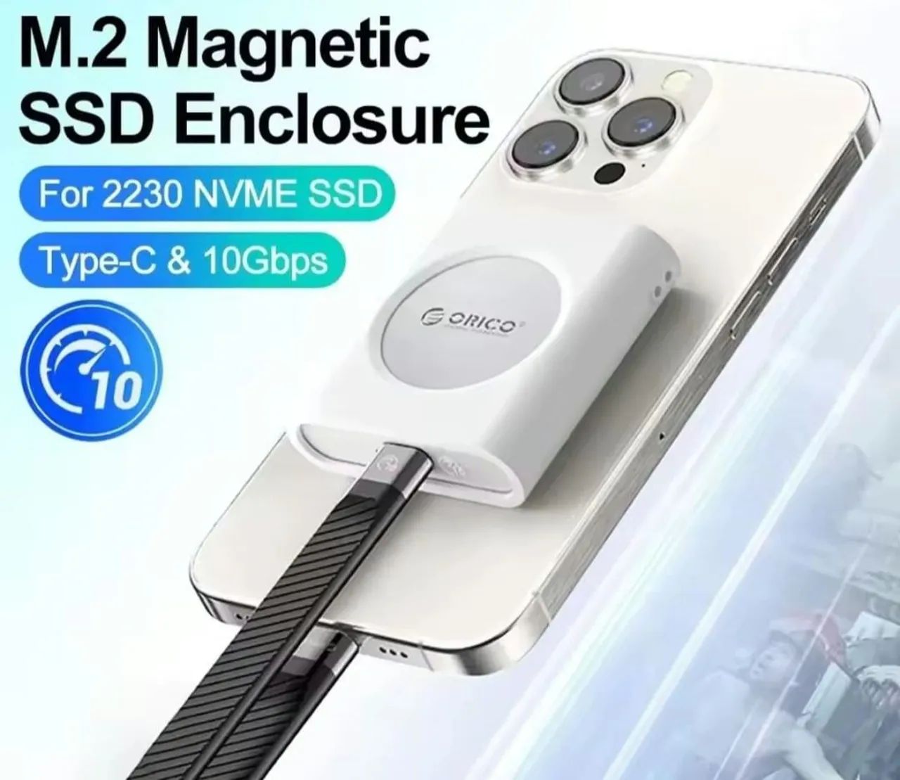 Case M2 NVME 2230 USB C - Foto 4