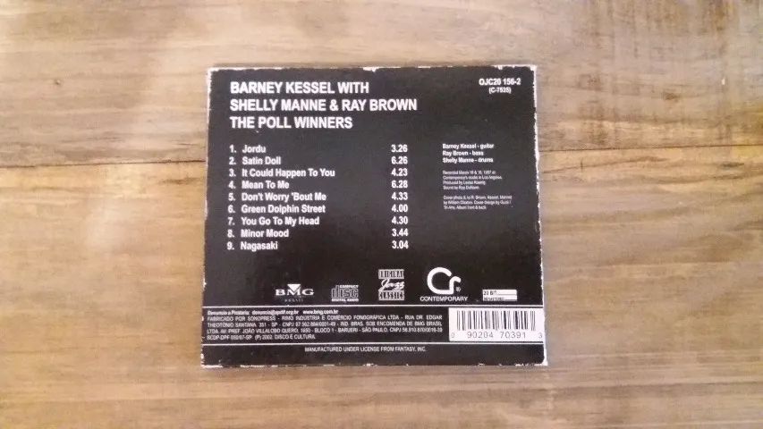 CD - The Poll Winners -Barney Kessel, Shelly Manne E Ray Brown  - Foto 4
