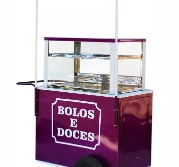 Carrinho de Bolo e Doces - Ideal para seu negócio!