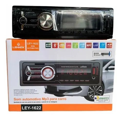 Radio Som Automotivo Bluetooth/USB/AUX