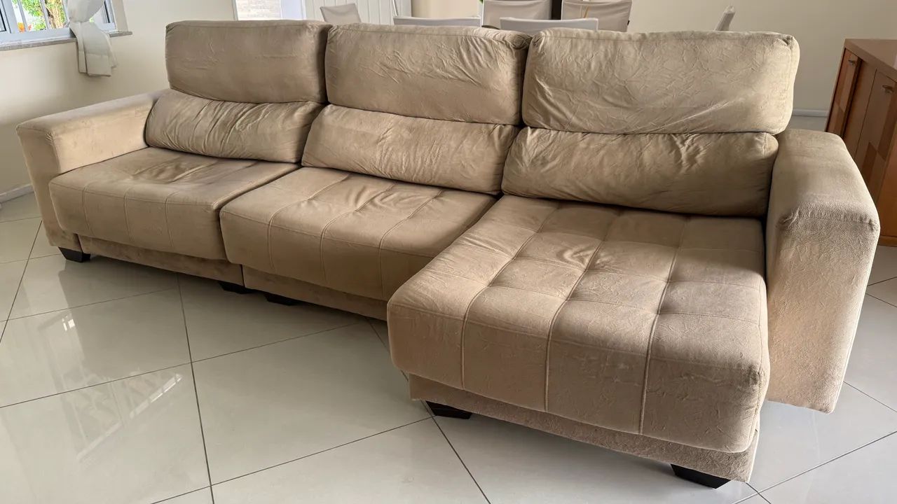 Vendo sofá em suede  - Foto 3