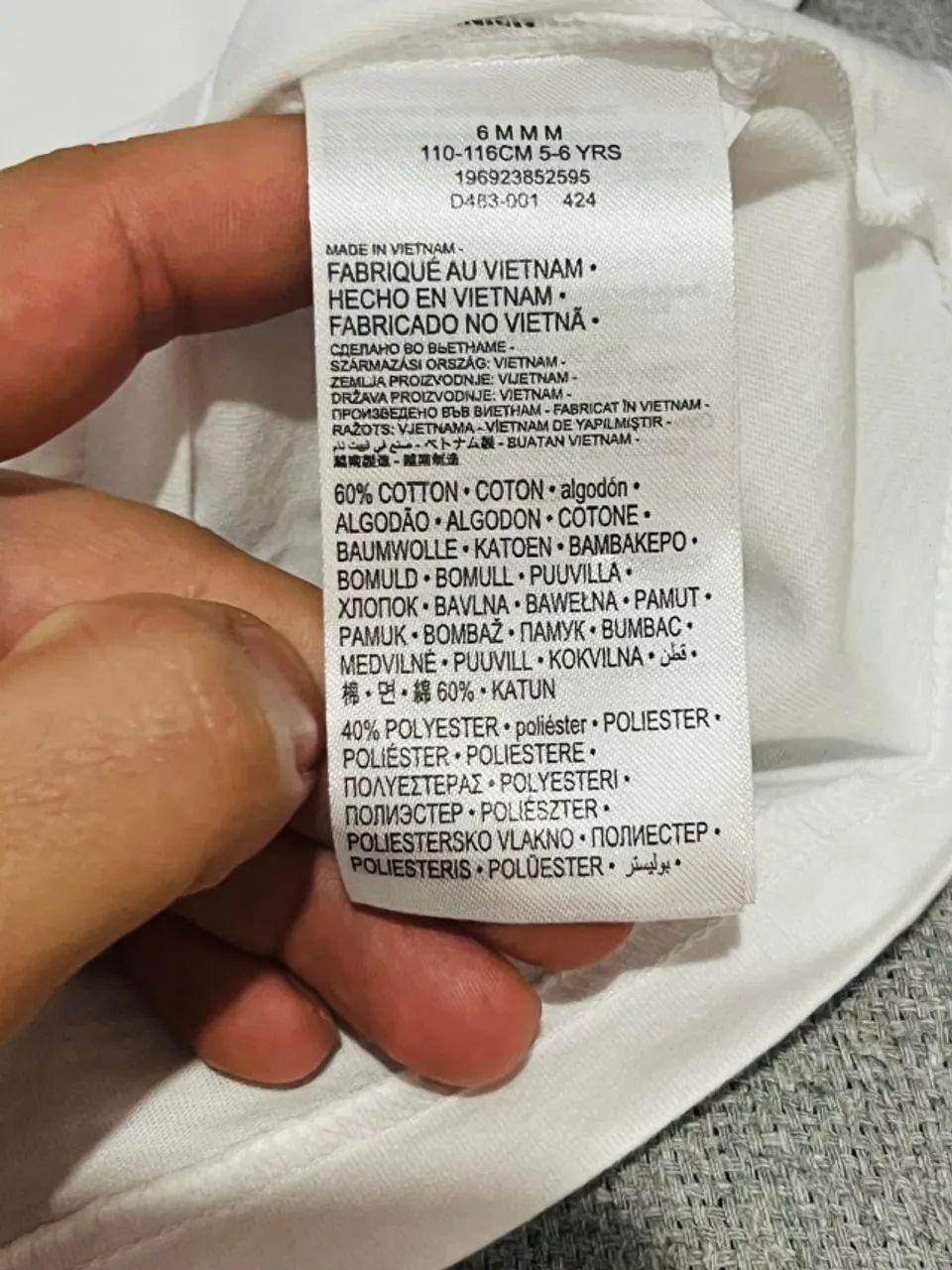 Camiseta Air Jordan Logo Infantil 6 anos 100% Original - Foto 6