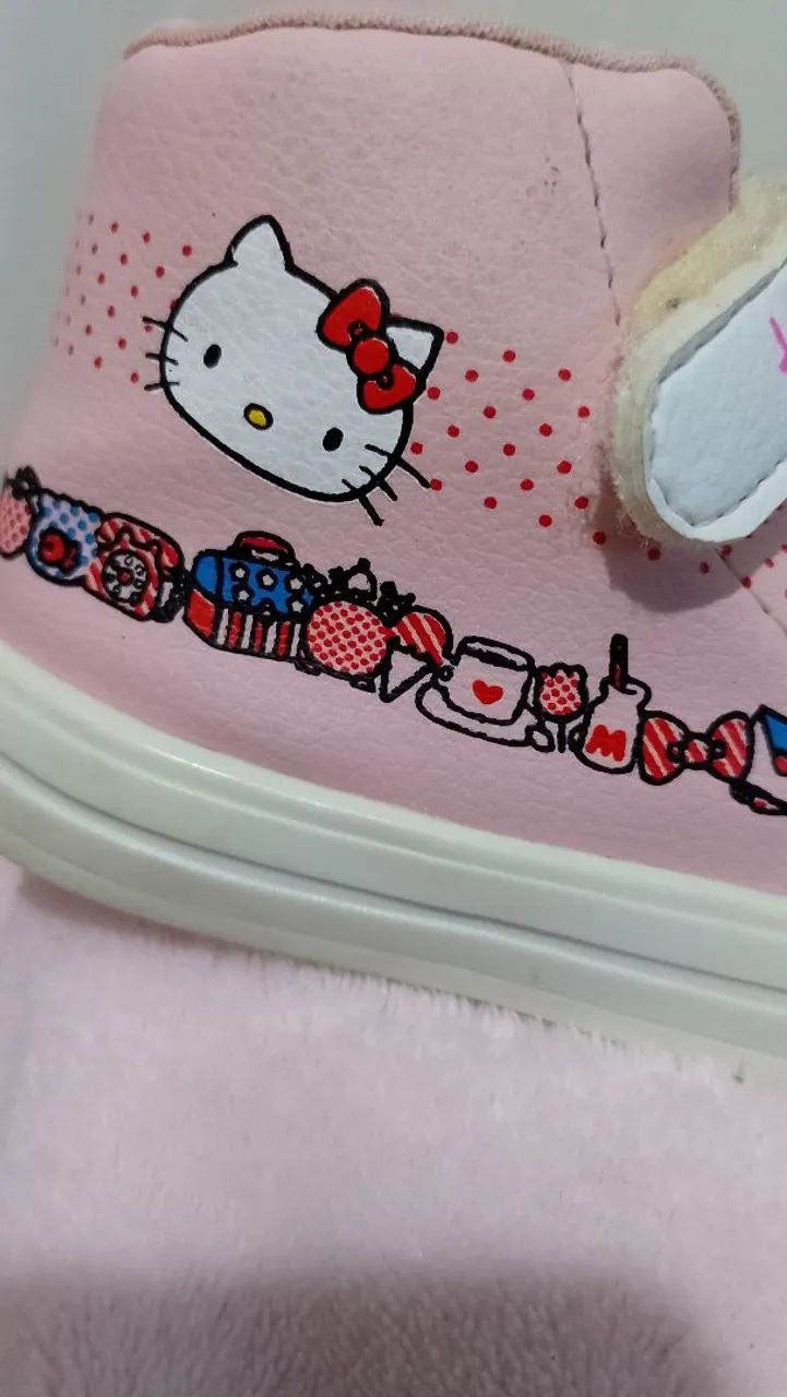 Tênis hello Kitty n 21/22 - Foto 4