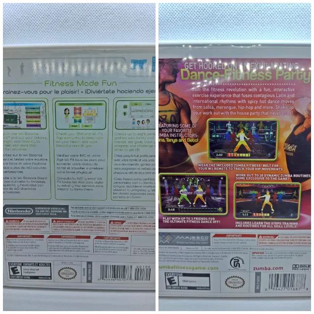 Jogos Wii Fit + Zumba Fitness + EA Active Personal Trainer (Novo