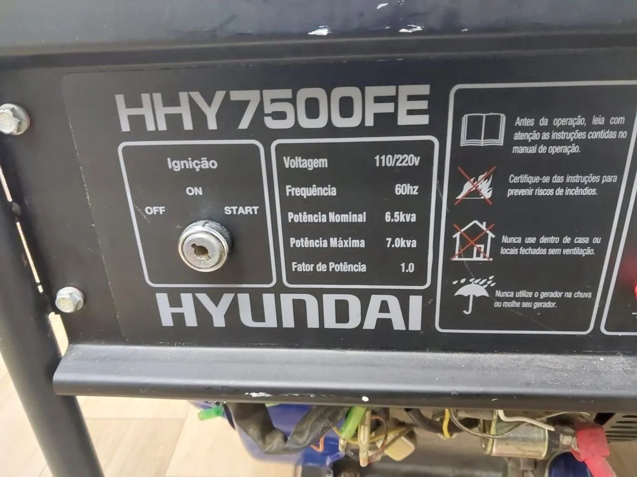 Gerador de energia Hyundai  - Foto 3