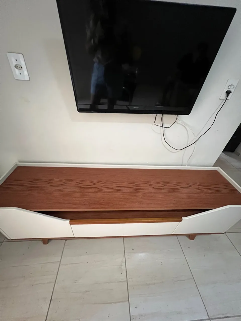Rack para TV com design moderno