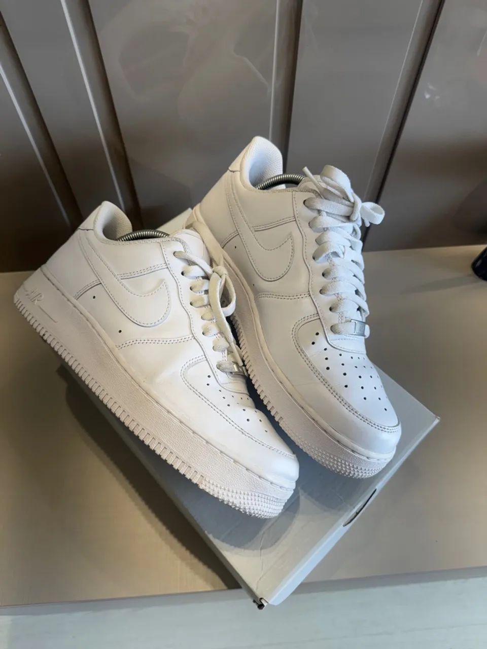 Nike Air Force 1 Low Branco Tamanho 40,5 Original - Foto 5