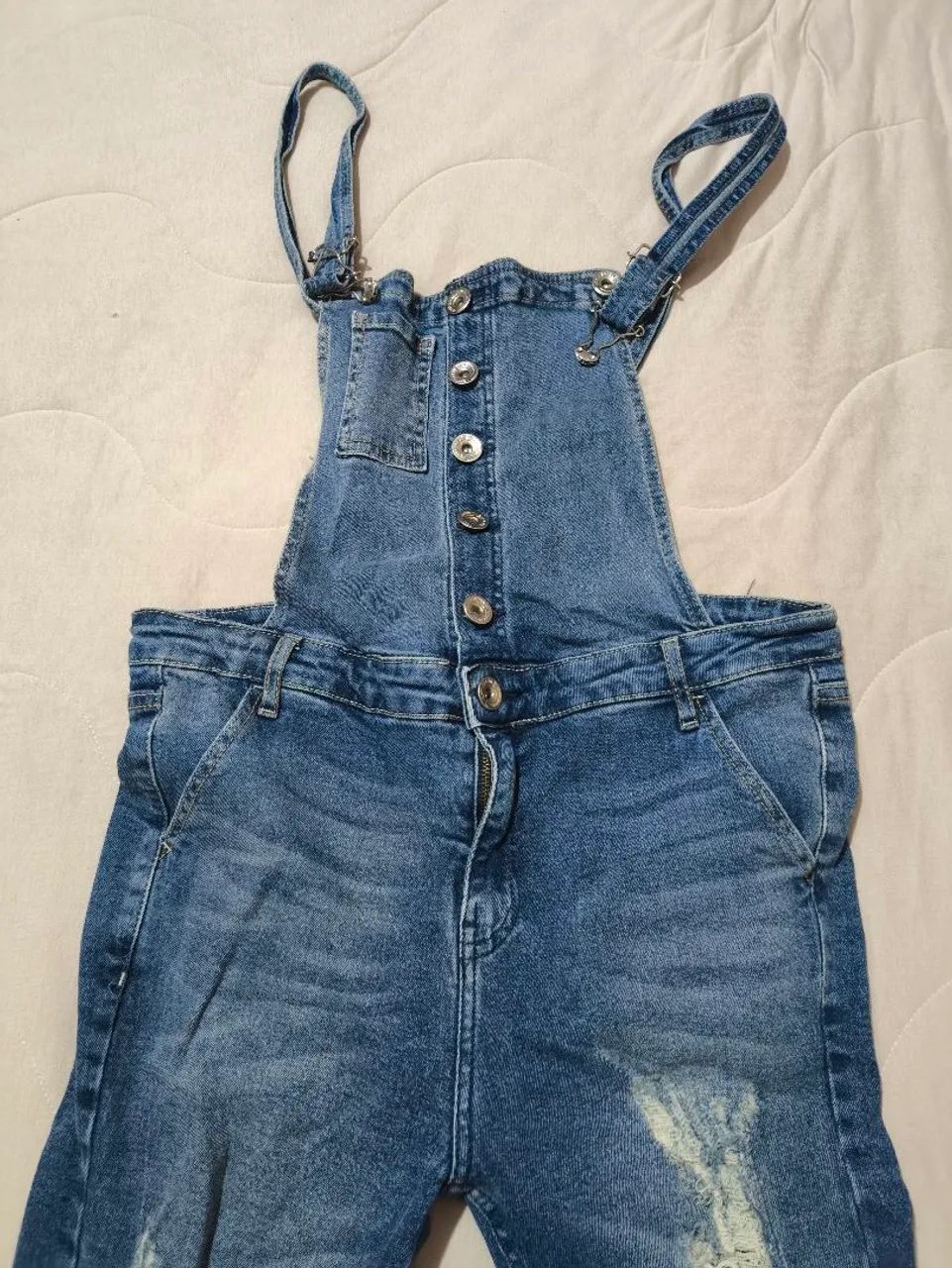 Aproveite Macacão Jeans Feminino