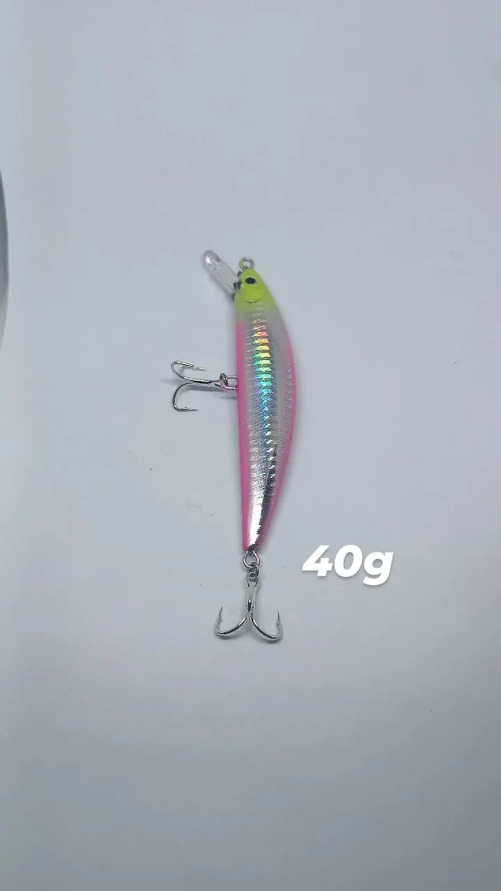 Isca artificial 12cm 40g nova - Foto 2