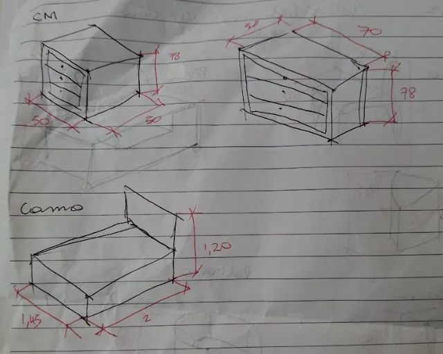 Conjunto cama de casal + 02 gaveteiro mesa de cabeceira  - Foto 5