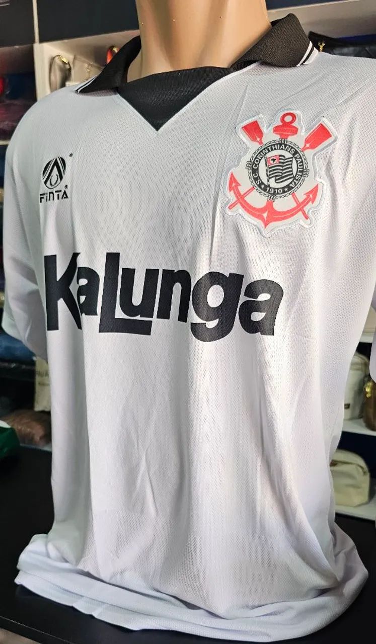 Camisa do Corinthians retro Kalunga  - Foto 3