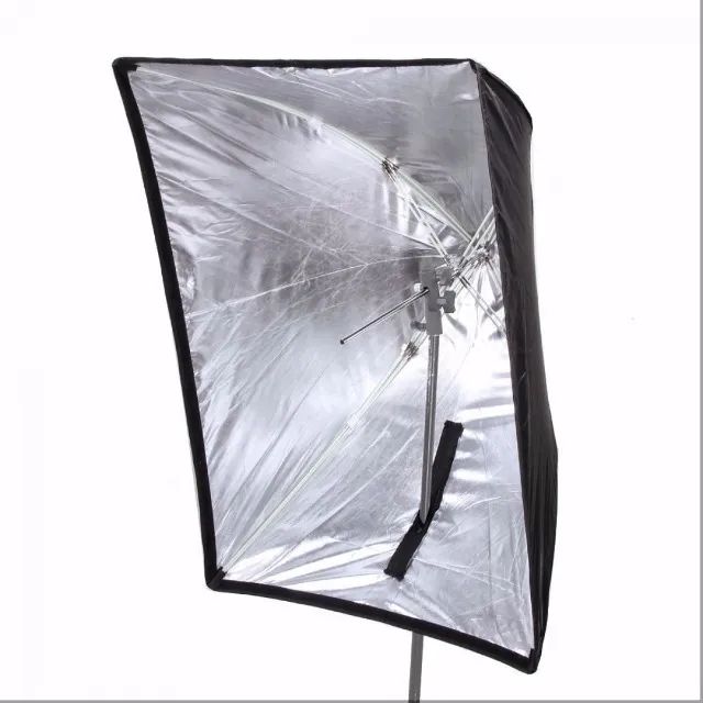 Softbox 50x70 Universal Tipo Sombrinha Flash Tocha Contínua - Foto 2