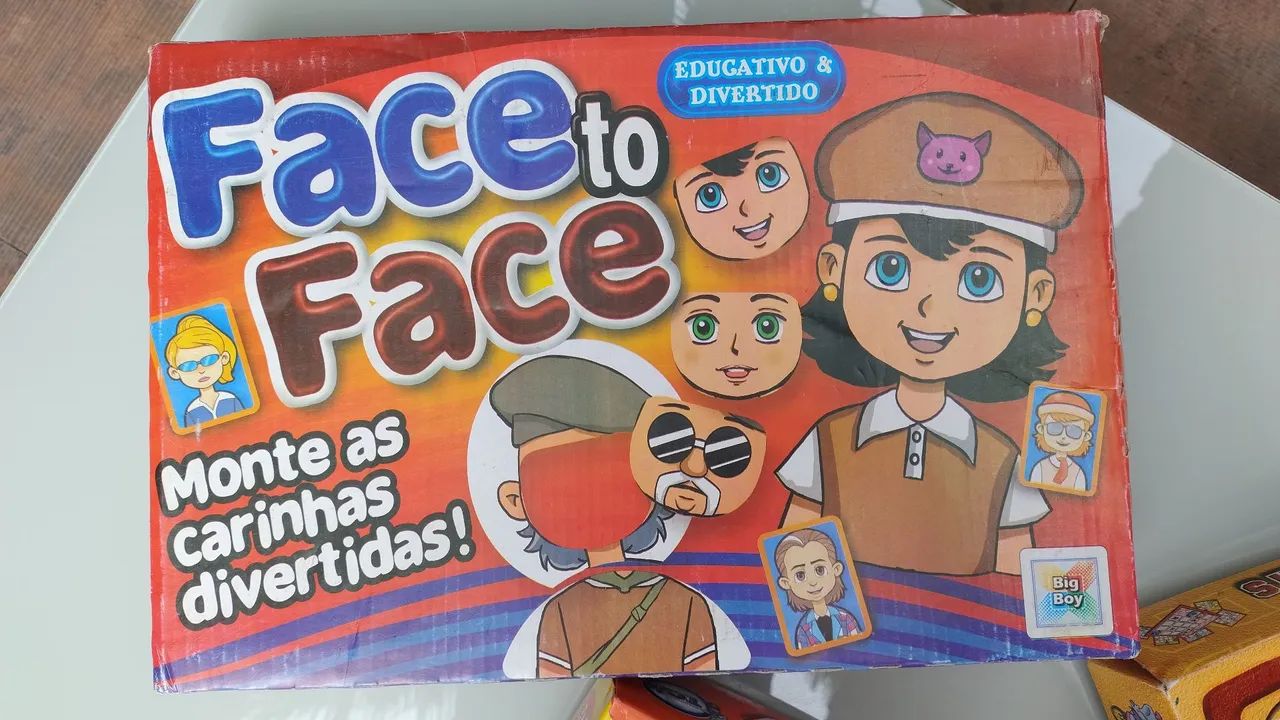 3 Jogos infantis - Face to Face, Palavras Cruzadas e Minhas Primeiras Sílabas - Foto 4