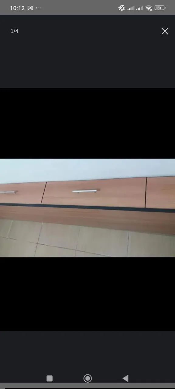RACK COM 4 GAVETAS COM FECHADURA E CHAVE 