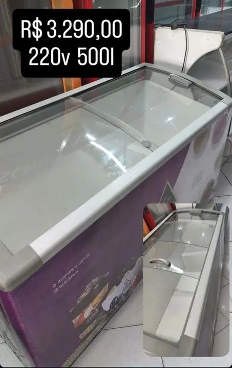Freezer Horizontal 220V 500L - R$ 3.290,00