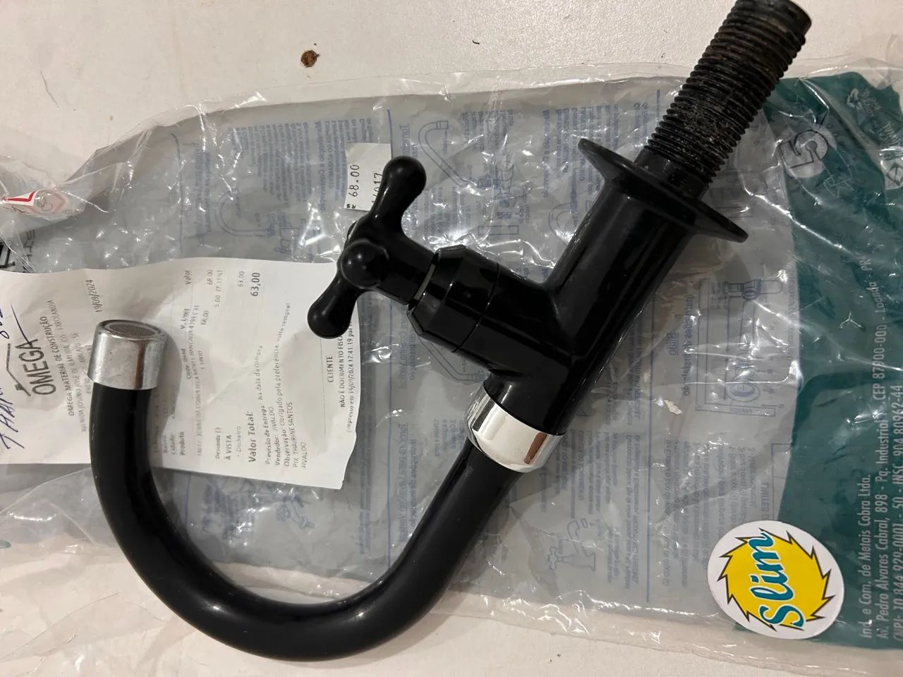 Torneira de Cozinha Preta - Nova - Foto 3