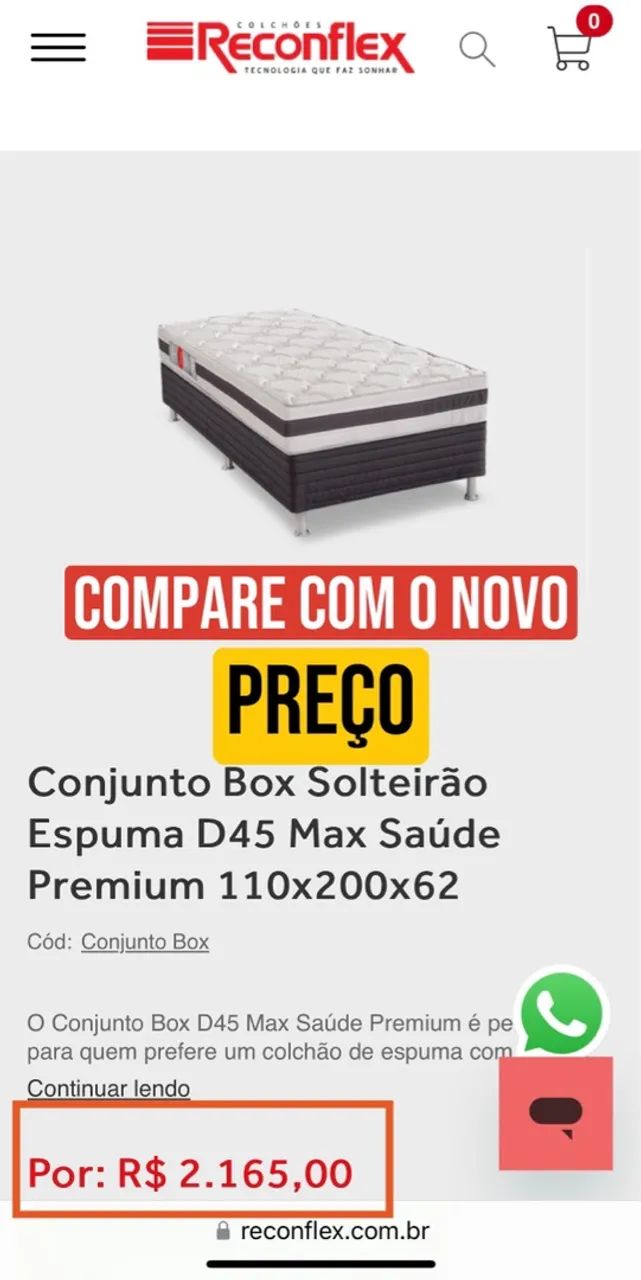 CAMA  BOX RECONFLEX- SOLTEIRÃO  - Foto 5