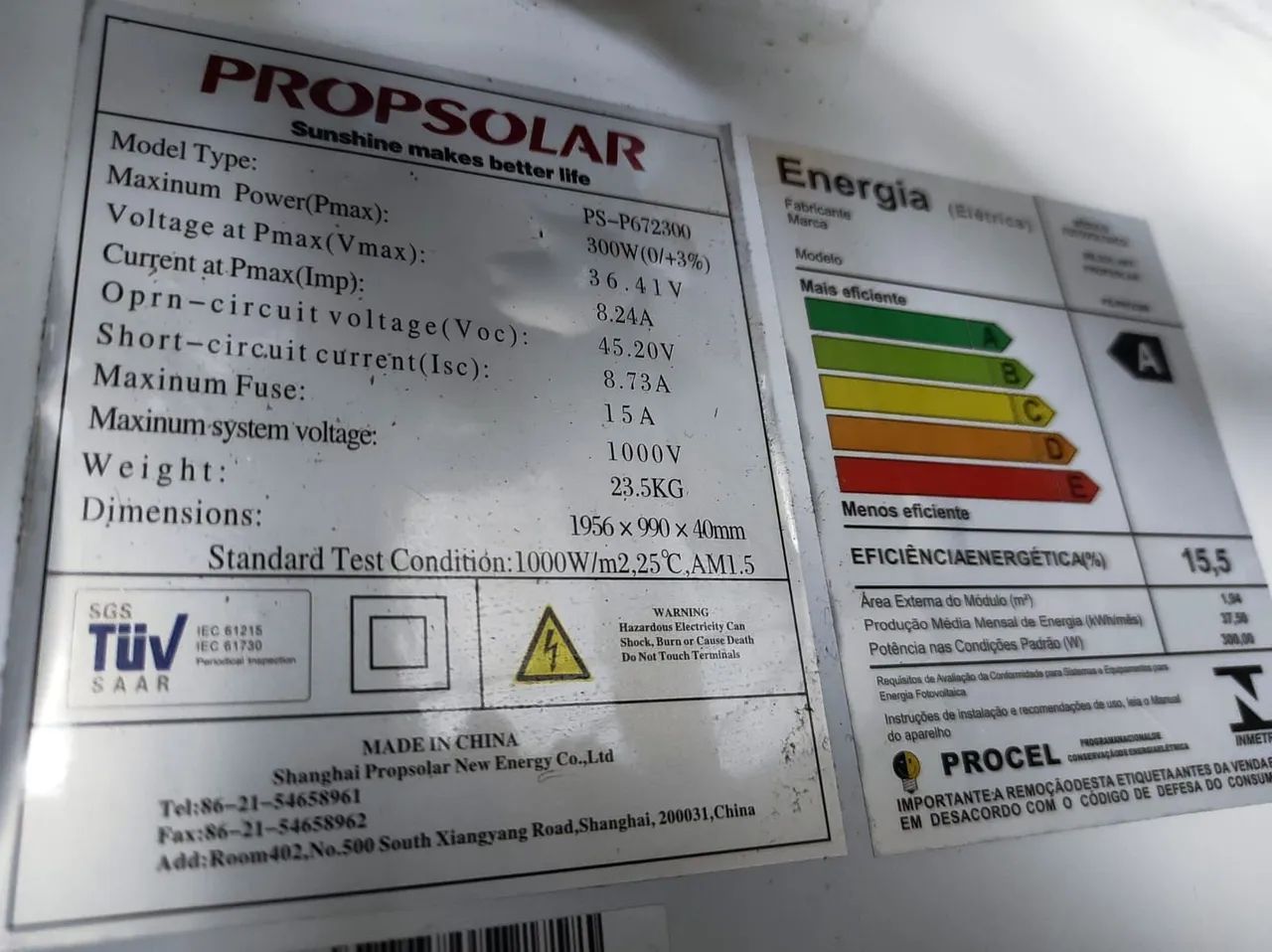 Painel Solar 300W Propsolar - Foto 2