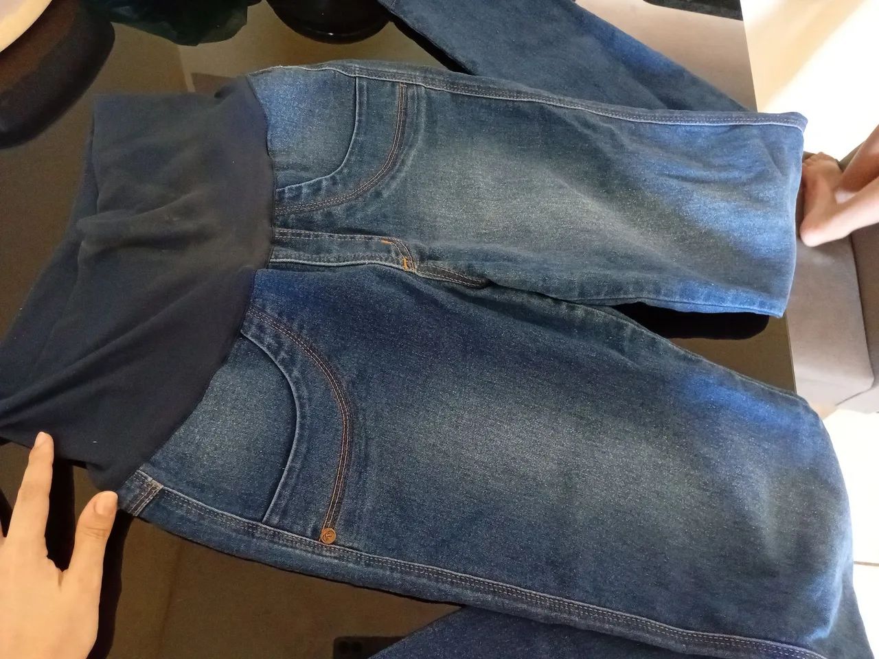 Calça jeans para GESTANTE