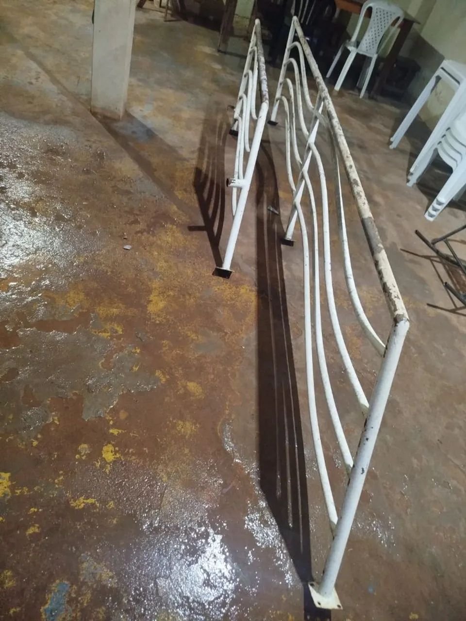 Guarda-corpo de ferro. Corrimão 