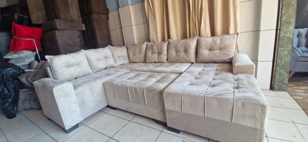 Sofá de canto 7 lugares com chaise  - Foto 2
