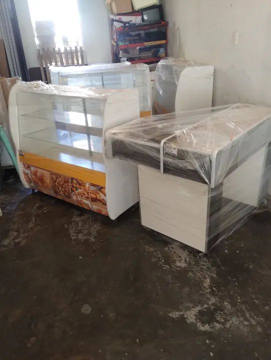 Balcão caixa check-out atendimento MDF novos pronta entrega 1,20 metros  - Foto 5