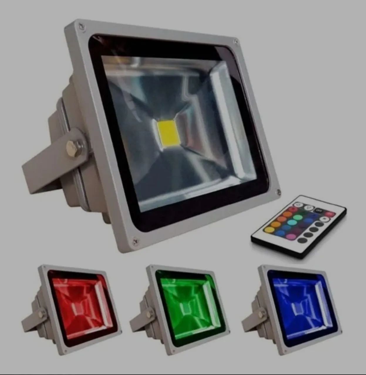 Refletor LED 10W RGB com Controle Remoto  - Foto 2