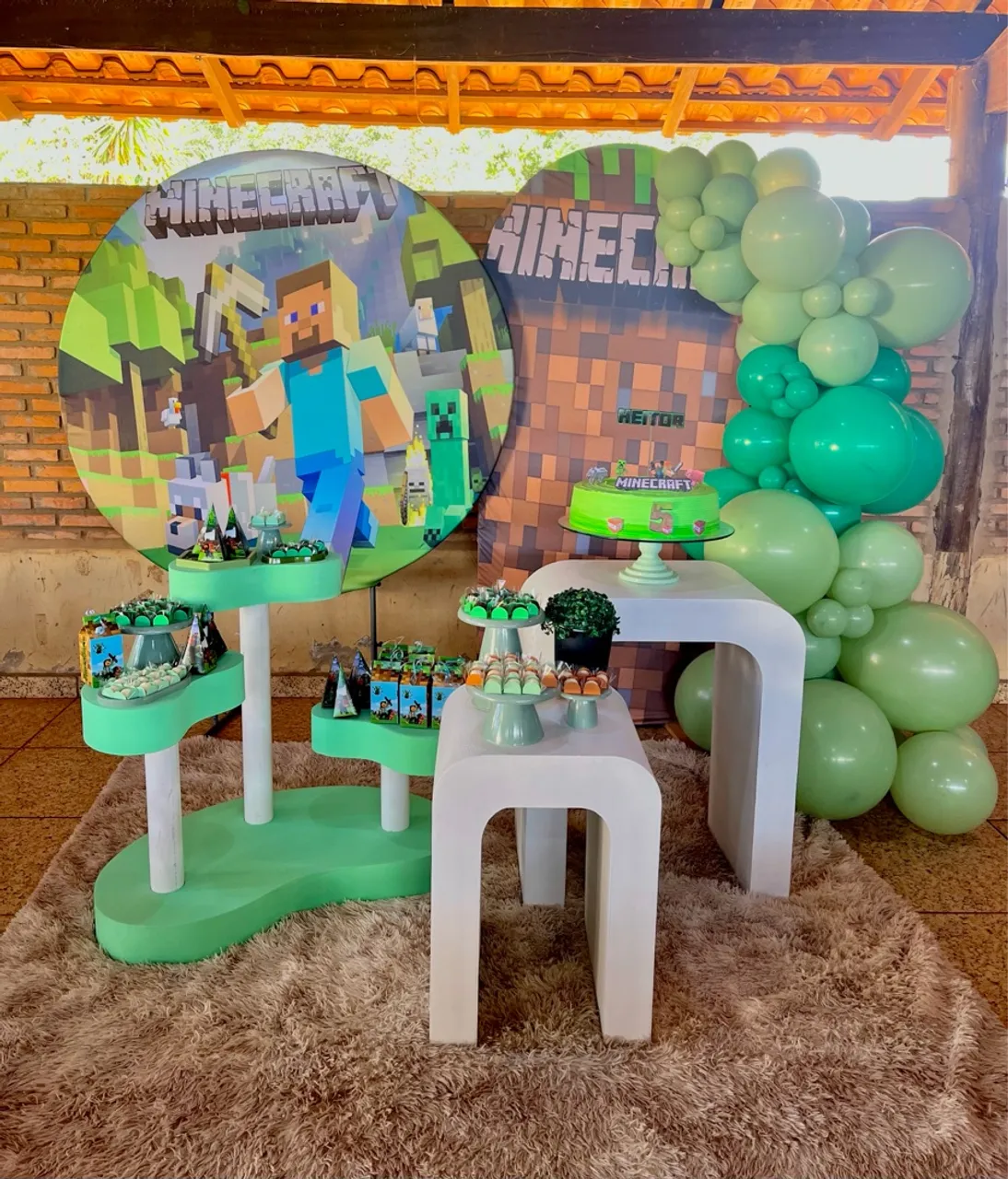 Decoração de Festa Minecraft - Completa!