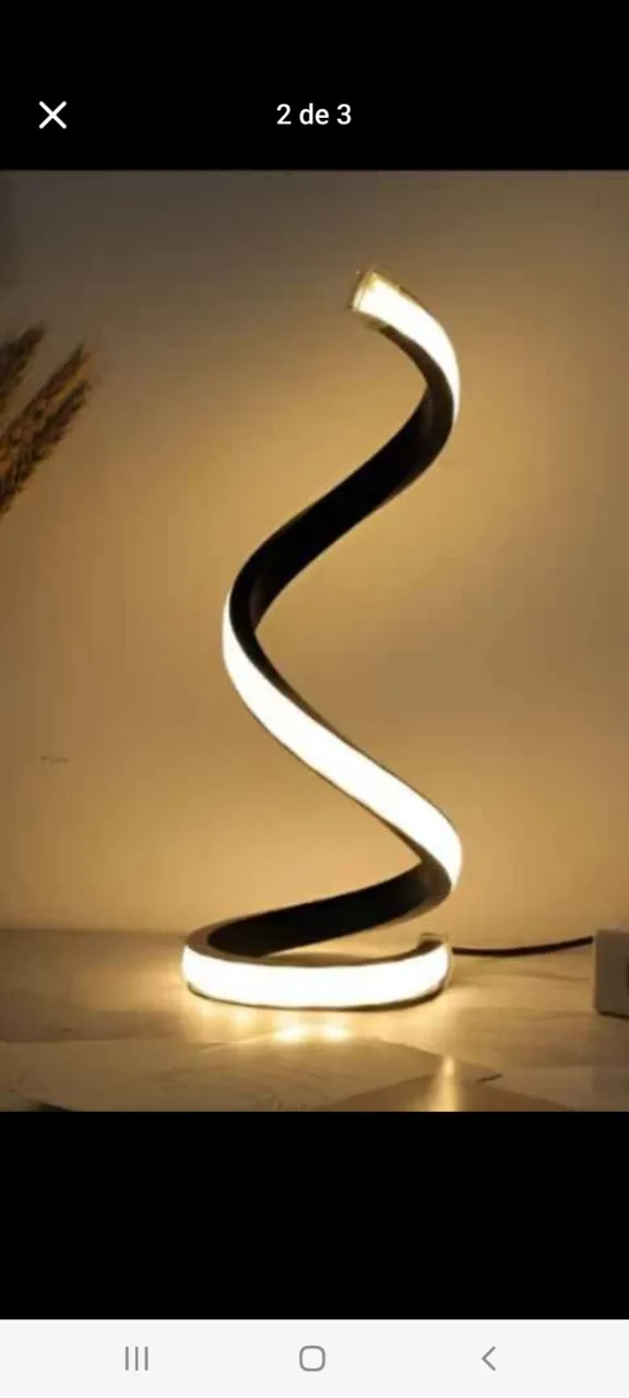 Luminária Led nova.