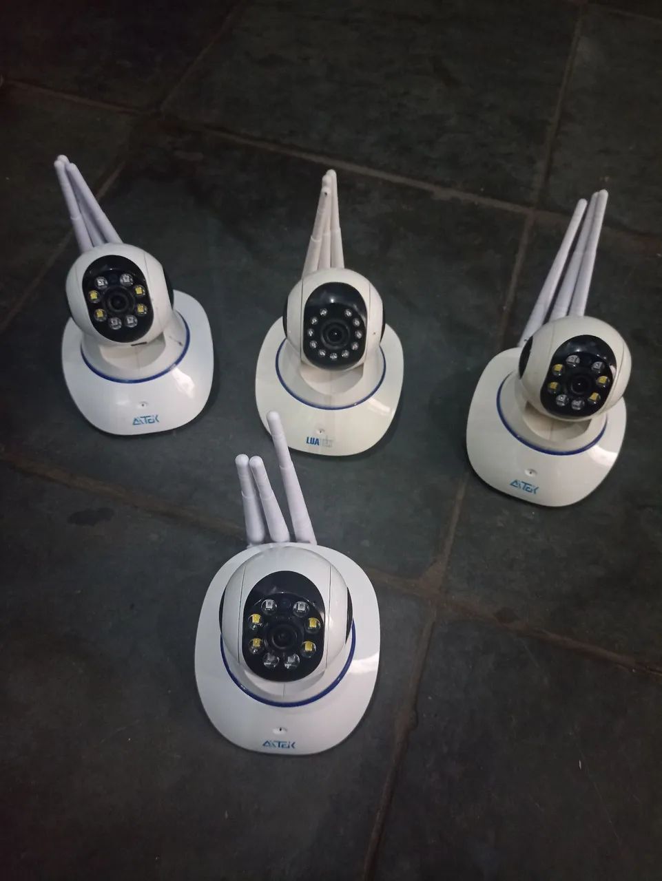 4 Câmeras de Segurança Wifi aplicativo Yoosee 